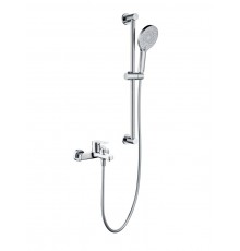 AQ1748CR ЛУГАНО смеситель для ванны с душевым гарнитуром 3jet AQ1748CR