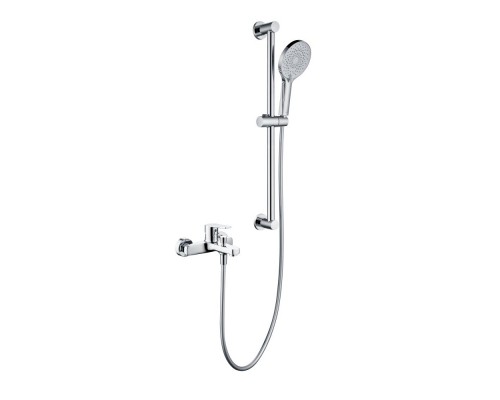 AQ1748CR ЛУГАНО смеситель для ванны с душевым гарнитуром 3jet AQ1748CR