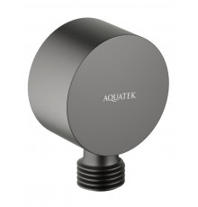 AQ2457BGM шланговое подсоединение, оружейная сталь (шлиф. черный хром) AQ2457BGM