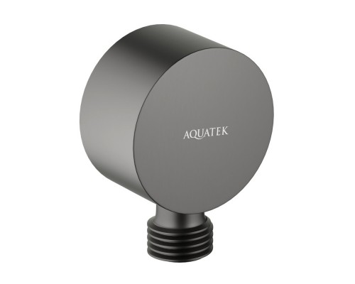 AQ2457BGM шланговое подсоединение, оружейная сталь (шлиф. черный хром) AQ2457BGM