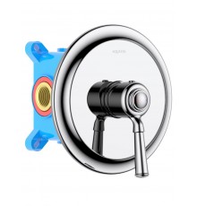 AQ1566CR КЛАССИК смеситель для душа 1 режим (внешняя и скрытая часть) AQ1566CR