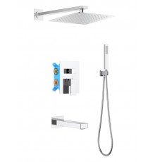 AQ1673CR ЛИБРА Set 4 в 1 душевой комплект 3 режима AQ1673CR