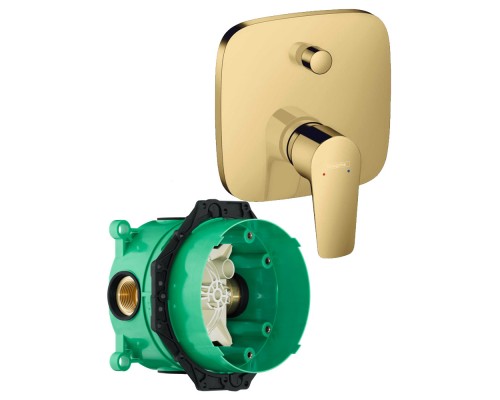 71745990S Set HG Talis E смеситель для ванны (71745990+01800180), полир,золото 71745990S