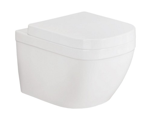 39330002 Euro Ceramic Сиденье для WC с микролифтом, альпин белый (замена арт. 39330001) 39330002