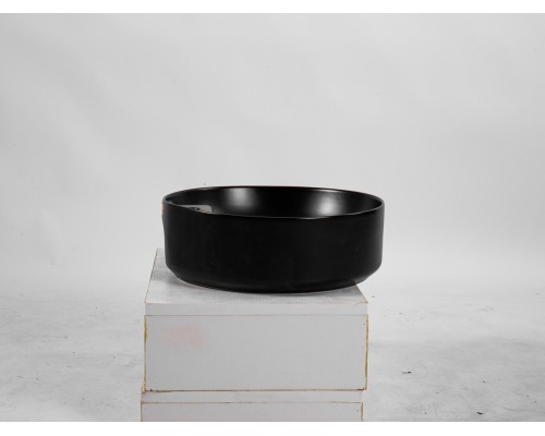 AQ5212-MB ЕВРОПА раковина 405405140 для установки на столешницу, матовый черный AQ5212-MB