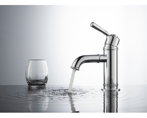 AQ1510CR КЛАССИК смеситель для раковины 72, без донного клапана AQ1510CR