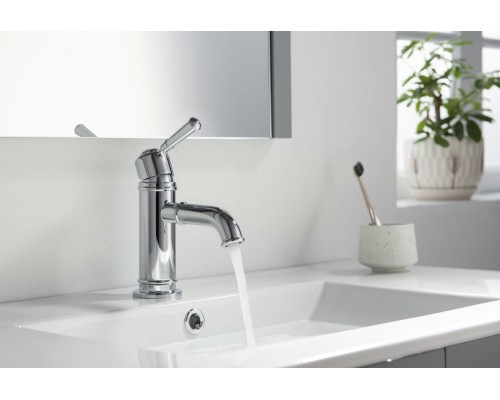 AQ1510CR КЛАССИК смеситель для раковины 72, без донного клапана AQ1510CR