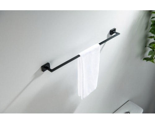 AQ4314MB ЛИБРА полотенцедержатель 600 мм, матовый черный AQ4314MB