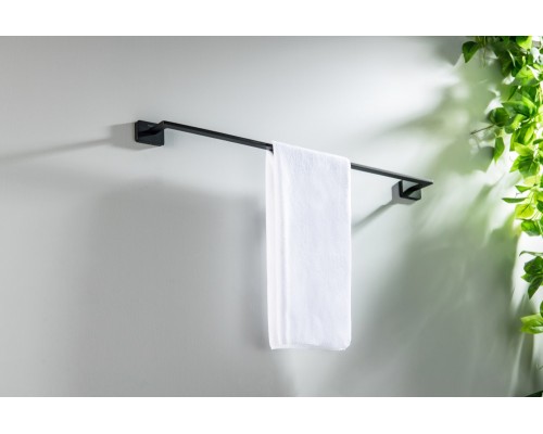 AQ4314MB ЛИБРА полотенцедержатель 600 мм, матовый черный AQ4314MB