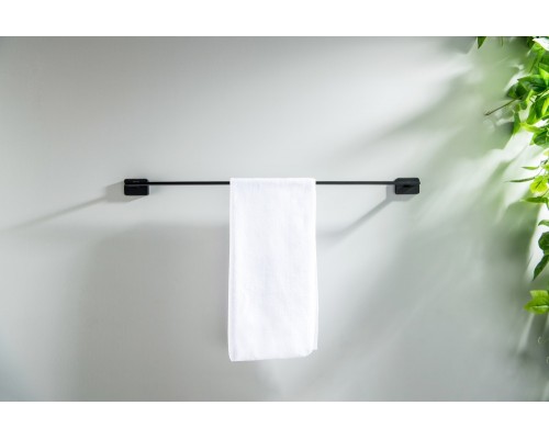 AQ4314MB ЛИБРА полотенцедержатель 600 мм, матовый черный AQ4314MB