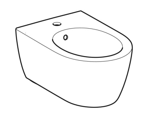 501.898.00.1 iCon Биде подвесное 355x540 мм (замена 234000000) 501.898.00.1