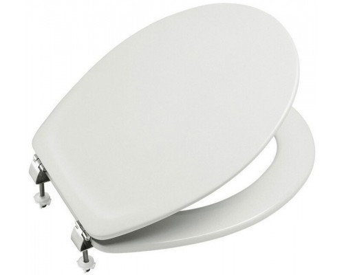ZRU9302822 Mateo сиденье с крышкой для унитаза, Soft Close, дюропласт, петли хром ZRU9302822