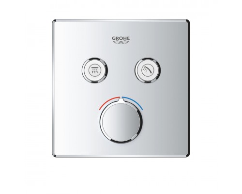 29148000 Grohtherm SmartControl Внешняя часть смесителя на 2 выхода, хром 29148000