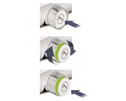 29148000 Grohtherm SmartControl Внешняя часть смесителя на 2 выхода, хром 29148000