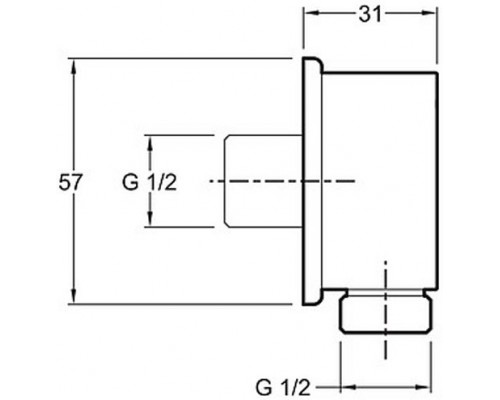 E75142-CP шланговое подсоединение E75142-CP