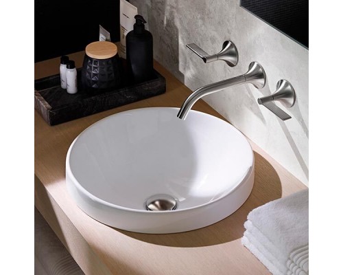 500.702.01.2 Geberit VariForm Раковина встраиваемая в столешницу круглой формы, D=40 см, без отв. под смеситель, без отв. перелива 500.702.01.2