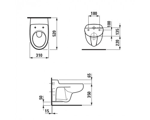 FLORAKIDS 2003.1.000.000.1 подвесной унитаз 8.2003.1.000.000.1