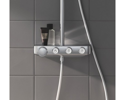 26508000 Euphoria SmartControl 310 DUO Cube Душевая система с термостатом, хром 26508000