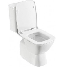 1.WH30.2.418 НЕО rimless Унитаз-компакт безободковый, 2 реж., дюро, метал крепеж, soft-close, тонкое 1.WH30.2.418