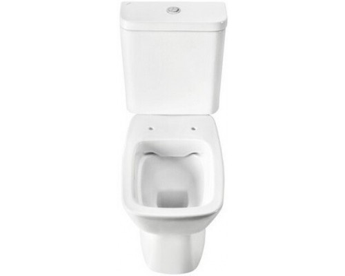 1.WH30.2.418 НЕО rimless Унитаз-компакт безободковый, 2 реж., дюро, метал крепеж, soft-close, тонкое 1.WH30.2.418