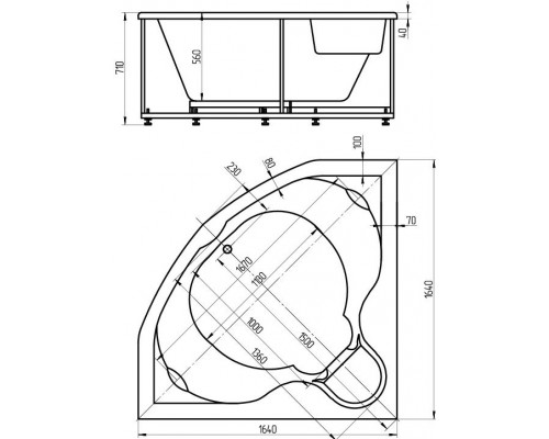 Сириус пустая с фр.экр. (вклеенный каркас) SIR164-0000002