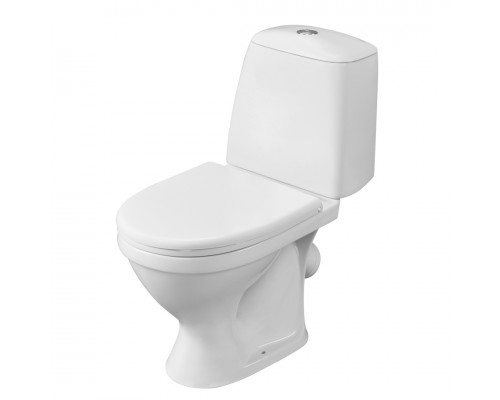 1P2012S0000BF Унитаз-компакт Соната белый, сидение полипропилен (арт.188012S0020B0), кос вып 1.P201.2.S00.00B.F