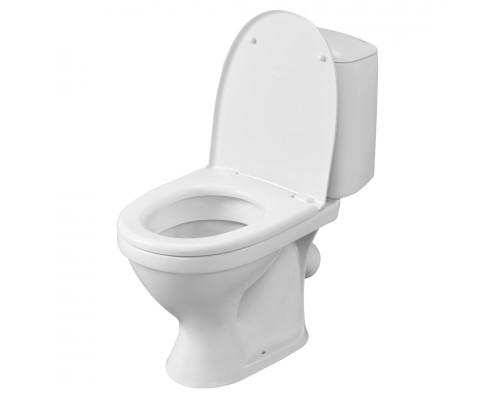 1P2012S0000BF Унитаз-компакт Соната белый, сидение полипропилен (арт.188012S0020B0), кос вып 1.P201.2.S00.00B.F