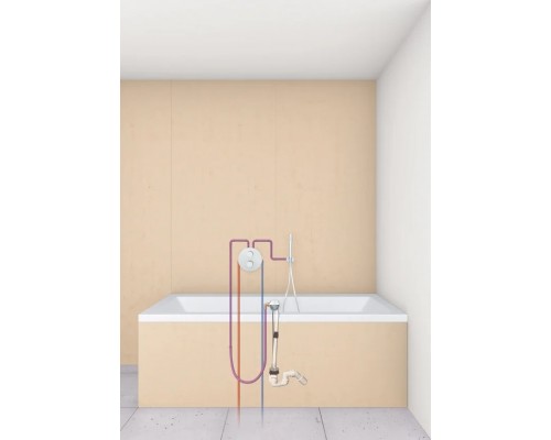 28991000 Talentofill Наливной, сливной и переливной гарнитур для анатомических ванн (встраиваемая часть) 28991000