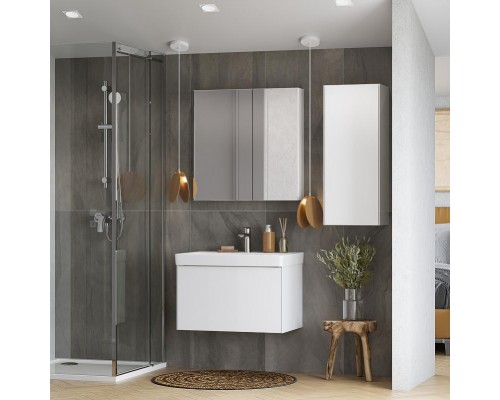 1A2630K0AX2B0 Набор: 1A263001AX2B0 Тумба-умывальник Асти 70 Белый матовый/Белый глянец/ 1WH501628 Умывальник Адриана 70 1A2630K0AX2B0