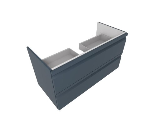 AQ77100-MG Комплект мебели: Тумба 100см ВЕГА с раковиной AQ4100-00, 2 ящика, цвет серый мат AQ77100-MG