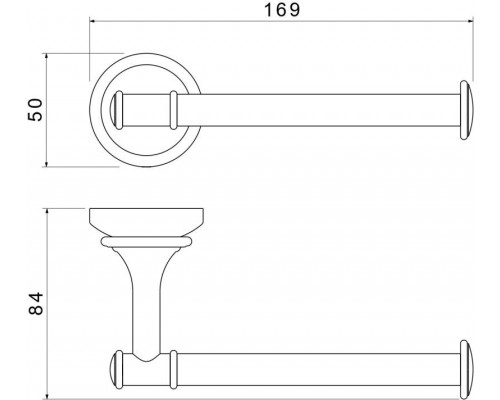 AQ4508CR КЛАССИК бумагодержатель AQ4508CR