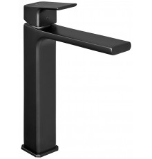 102188002C1EX TIERA смеситель для раковины 237 без донного клапана матовый черный 102188002C1EX