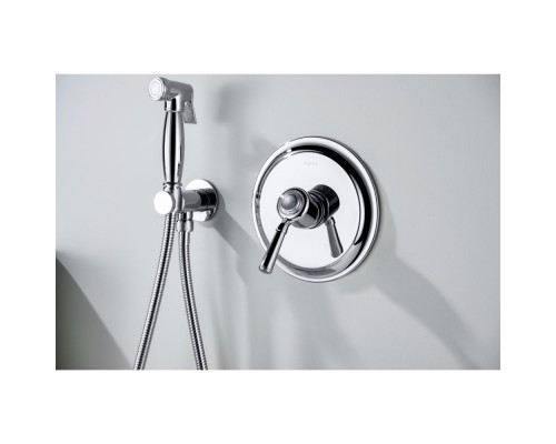 AQ1566CR КЛАССИК смеситель для душа 1 режим (внешняя и скрытая часть) AQ1566CR