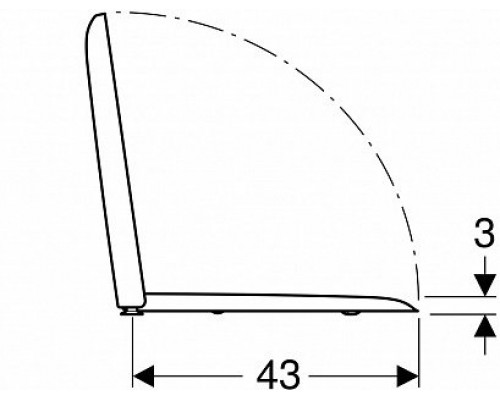 500.837.01.1 iCon Square Сиденье для унитаза (quick release, soft-close) 500.837.01.1