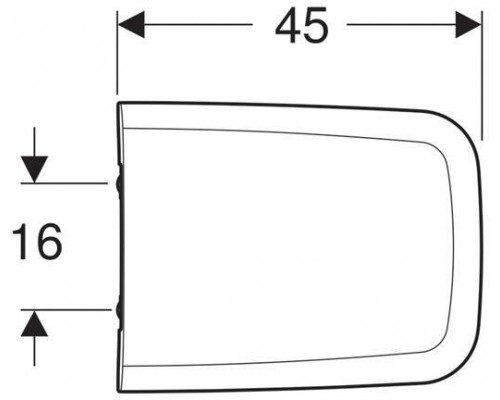 500.837.01.1 iCon Square Сиденье для унитаза (quick release, soft-close) 500.837.01.1