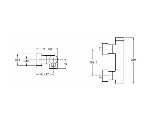 E73091-TT COMPOSED смеситель для душа титан E73091-TT