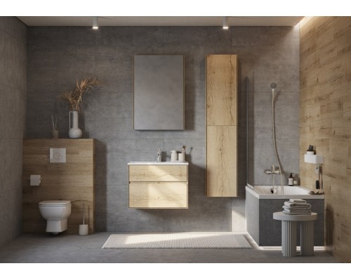 1A2795K0LYC70 Набор: 1A279501LYC70 Тумба-умывальник Либерти 75 Дуб Эльвезия/1WH501619 Раковина Элина 75 1A2795K0LYC70