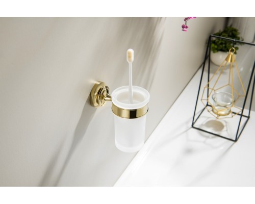 AQ4527PG КЛАССИК стакан с держателем, полир. золото AQ4527PG