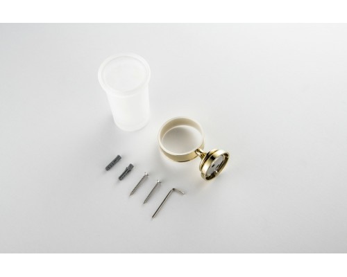 AQ4527PG КЛАССИК стакан с держателем, полир. золото AQ4527PG