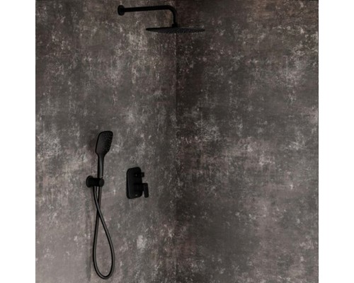 Смеситель встроенный с переключателем TD F 061.20 черный X070156