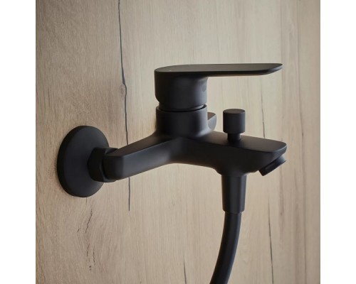 E29844-BL OSCAR смеситель для ванны матовый черный E29844-BL