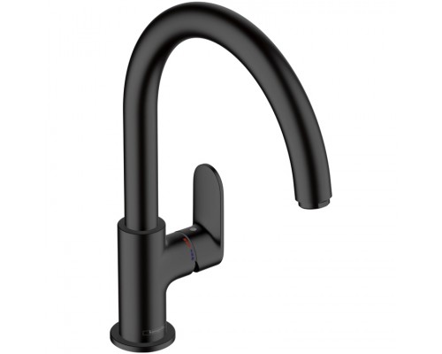 71870670 HG Vernis Blend M35 смеситель для кухни 260 матовый черный 71870670