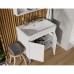 1A2789K0SD010 Набор: 1A278901SD010 Тумба-умывальник Сканди Doors 70 Белый/1WH501628 Раковина Адриана 70 1A2789K0SD010
