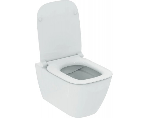 T533001 I.LIFE B Подвесной безободковый унитаз с технологией RimLS+, глубокий смыв, + крепеж WW966066 + сиденье T500301 T533001