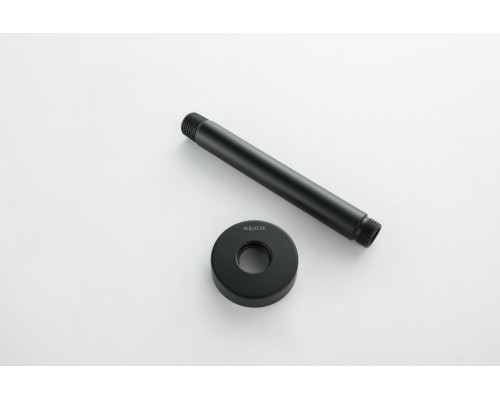 AQ2171MB держатель верхнего душа потолочный 150 мм, матовый черный AQ2171MB