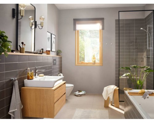 72557000 HG Rebris E смеситель для раковины 110 72557000