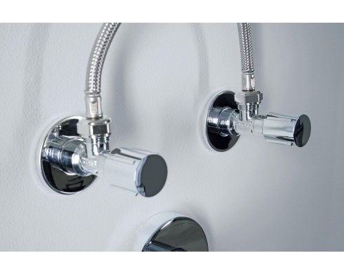 22039000 Вентиль угловой 1/2″-3/8″ для подключения смесителей, хром 22039000