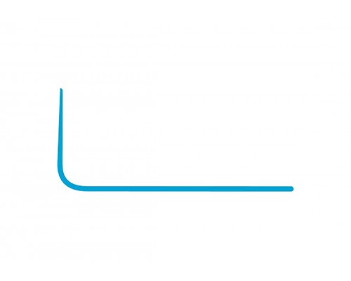 Карниз для ванны Г-образный 1700700 (для прямоугольных ванн) KARN-0000006