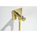 AQ1220BG ОБЕРОН комплект для гигиенического душа встроенный 2 отв. (смеситель + гигиеническая лейка + шланг), шлиф. золото AQ1220BG