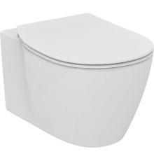 E771801 Connect Подвесной унитаз с полностью скрытым креплением, глубокий смыв, с крепежом TT0299327 (для скрытого монтажа - без боковых отверстий) E771801